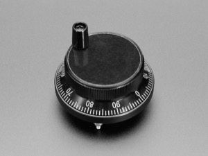 CNC Rotary Encoder - 100 Pulses per Rotation - 60mm Black